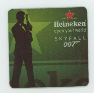 Heineken Bier - James Bond 007 Beer Coaster - Skyfall