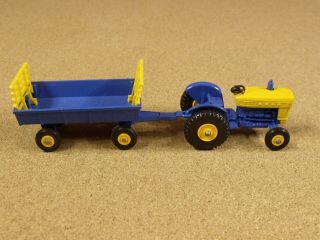 Old Lesney Matchbox 39 & 40 Ford Tractor & Trailer