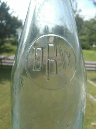 Dixie coca cola Bottling slug plate water Bottle Bristol Va 2