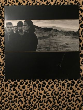 U2 The Joshua Tree Vinyl Lp 1987 Gatefold,  Poster Lyric Insert Record