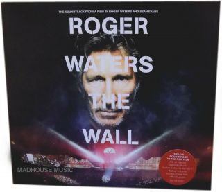 Roger Waters Lp X 3 The Wall Live 180 Gram Vinyl 20 Pg Xl Book Pink Floyd