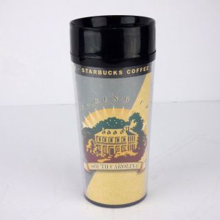 Vintage Starbucks South Carolina Travel Mug Cup Tumbler 1997 Thermo Serv 16 Oz
