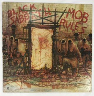 Black Sabbath Mob Rules Lp 1981