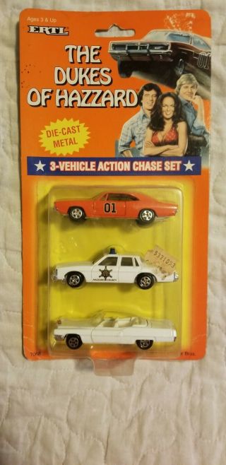 Dukes Of Hazzard Chase Set - 1:64 Scale Collectible (1997) And Rare