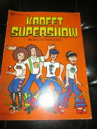 Set Of Six Vintage Kroft Supershow Iron - On Transfers Booklet - 1970 