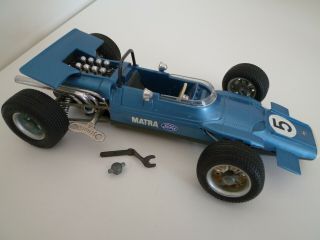 Vintage Schuco 1074 Matra Ford Formel 1 Racing Car Vgc Inc Key Tools 1960s