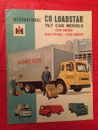 1965 International " Co Loadstar Tilt Cab Models " Truck Dealer Sales Brochure