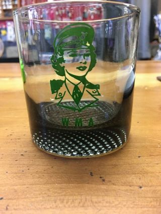 Vintage Women’s Marine Association Drinking Glass 3 1/2” Tall Great Shape