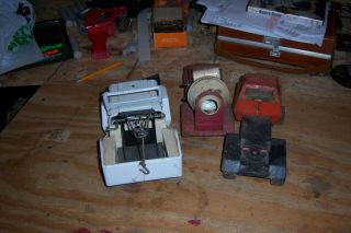 Vintage Tonka Jeep Wrecker/Plow,  Cement Mixer, 4