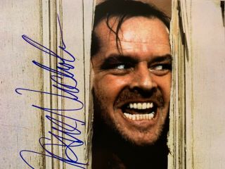 Jack Nicholson Autographed 8”x10” Color Photograph The Shining - Here’s Johnny