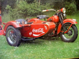 Vintage Coca Cola MOTORCYCLE 16 