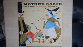 Caedmon Records Mother Goose Cyril Ritchard - Celeste Holm - Boris Karloff Lp 1958