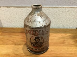 Kuebler Beer (196 - 25) Empty Crowntainer Beer Can By Kuebler,  Easton,  Pa