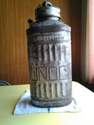 VINTAGE SUNOCO OIL - GAS CAN,  5 GALLONS 3