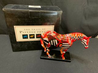 Westland The Trail Of Painted Ponies " Navajo Blanket Pony " 1e / 4677