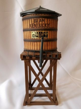 Jim Beam Kentucky Bourbon Whiskey Water Tower And Caboose Decanters