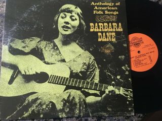 1967 Barbara Dane Anthology Of American Folk Songs Lp