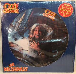 Ozzy Osbourne - Mr.  Crowley Live Ep 1982 Us Jet Records Picture Disc