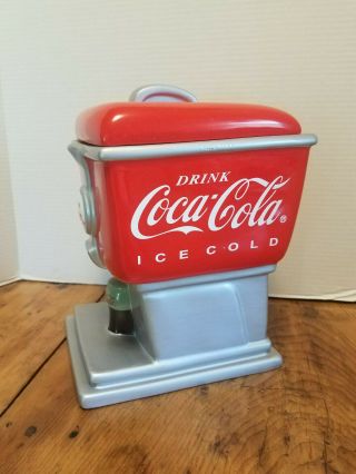 Vintage Gibson 2003 Coca - Cola Coke Soda Fountain Cookie Jar