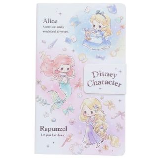Disney Girl Character Notepad Memo Pad Cellphone Cover Design Alice Rapunzel