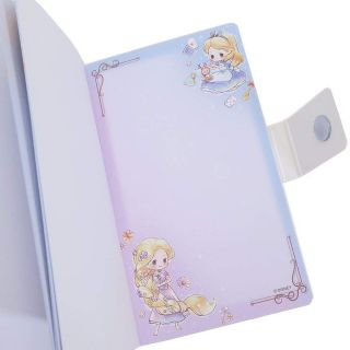Disney Girl Character Notepad Memo Pad Cellphone Cover Design Alice Rapunzel 4