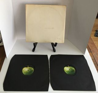 The Beatles White Album 1968 U.  K.  Mono Low 0063553 Top Loader Pmc 7067 7068 Vg