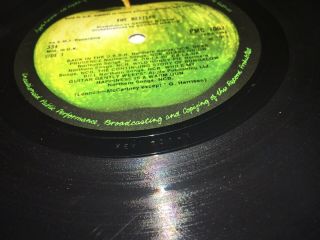 THE BEATLES WHITE ALBUM 1968 U.  K.  MONO LOW 0063553 TOP LOADER PMC 7067 7068 VG 5
