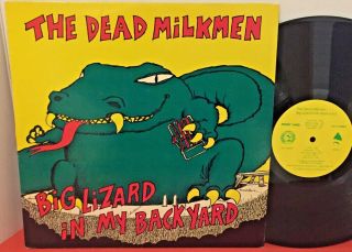The Dead Milkmen Big Lizard In My Backyard 1985 Enigma Philly Punk Lp Vg,  Vinyl
