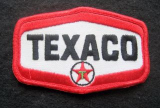 Texaco Embroidered Sew On Patch Gas Oil Petroleum Advertising 4 " X 2 1/2 "