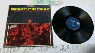 Eric Dolphy At The Five Spot 60s Bergenfield Press Prestige Vinyl Lp Van Gelder