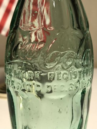 PAT ' D DEC 25,  1923 Coca - Cola Hobbleskirt Coke Bottle DOUGLAS ARIZ Arizona 5