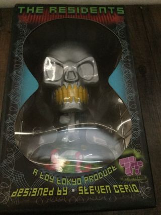 Rare The Residents Skull Figurine Toy Tokyo By Steven Cerio