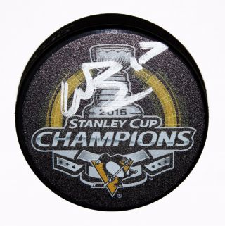 Nick Bonino Signed Pittsburgh Penguins 2016 Stanley Cup Champions Puck Nhl,