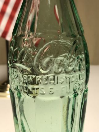 PAT ' D DEC 25,  1923 Coca - Cola Hobbleskirt Coke Bottle JOPLIN MO Missouri 6