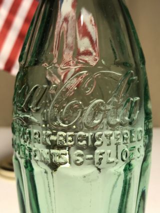 PAT ' D DEC 25,  1923 Coca - Cola Hobbleskirt Coke Bottle POPULAR BLUFF MO Missouri 6