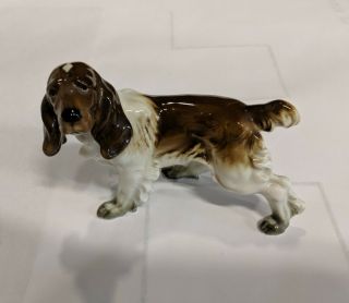 Hutschenreuther Cocker Spaniel Porcelain Dog Figurine 5 1/2 "