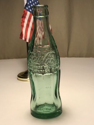 PAT ' D DEC 25,  1923 Coca - Cola Hobbleskirt Coke Bottle NATCHEZ MISS Mississippi 3