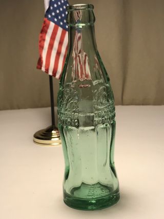 PAT ' D DEC 25,  1923 Coca - Cola Hobbleskirt Coke Bottle NATCHEZ MISS Mississippi 4