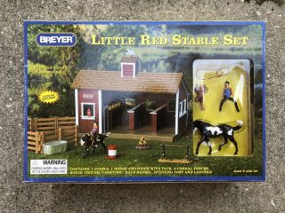 Nib Breyer Horse Stablemate Little Red Stable Set Western Ranch Barn 59198