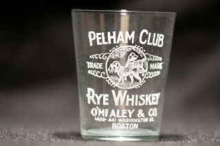 Pre Pro Shot Glass Pelham Club Rye Whiskey