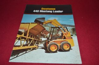 Owatonna 440 Mustang Skid Steer Loader Dealers Brochure Dcpa4