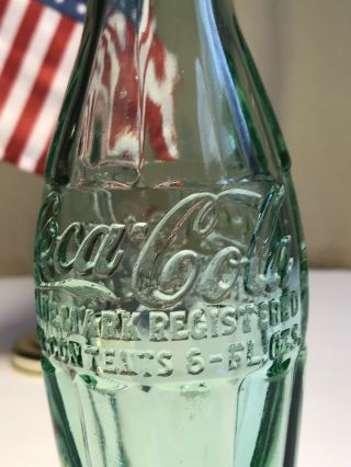 PAT ' D DEC.  25,  1923 Coca - Cola Hobbleskirt Coke Bottle INDEPENDENCE KANS Kansas 6