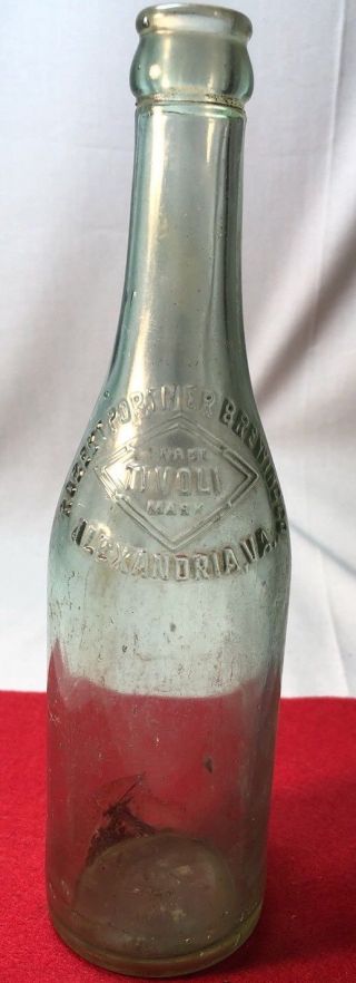 Antique Bottle Robert Portner Brewing Co Alexandria Va Tivoli 1906 - 1916