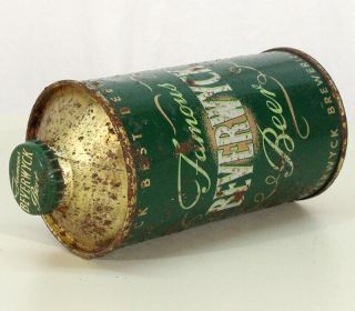 BEVERWYCK FAMOUS NO SINCE 1878 LOW PROFILE CONE TOP BEER CAN ALBANY,  YORK NY 5