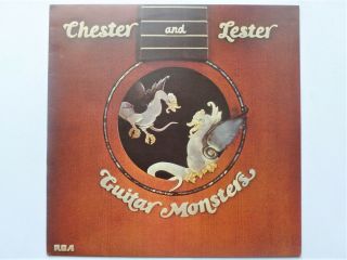 Chet Atkins Guitar Monsters Lp Rca Pl12786 Ex/ex 1978 With Les Paul,  Guitar Mons