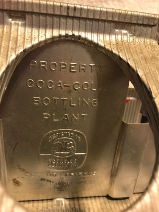 Vintage Aluminum Metal Coca - Cola,  Coke 6 - Pack Bottle Carrier Holder Caddie 5