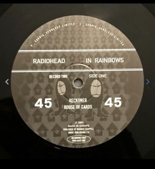 Radiohead: In Rainbows | Rare UK Box Set 2007 2LP,  2CD - Xurbia Xendless Ltd. 8
