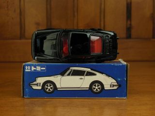 TOMY Tomica F3 PORSCHE 911S,  Made in Japan vintage pocket car Rare 4