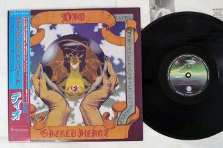 Dio Sacred Heart Vertigo 28pp - 1008 Japan Obi Vinyl Lp