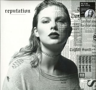 Taylor Swift " Reputation " 12 " Double Picture Disc Vinyl 15 Track Album 2017